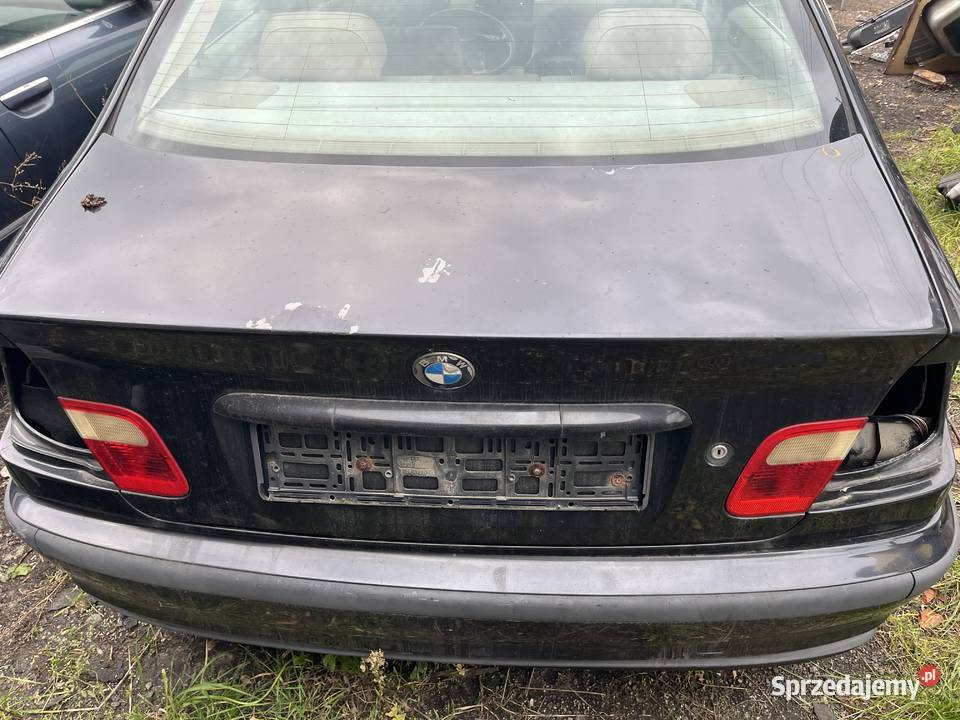BMW E46 SEDAN KLAPA TYLNA CZARNA Chorzów