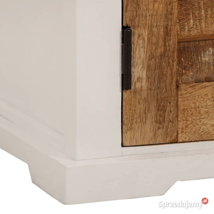 Szafka białobrązowa 55x30x73 surowe drewno mango mazowieckie Warszawa sprzedam