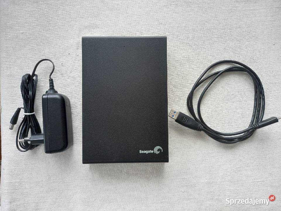 Dysk zewnętrzny 4TB Seagate USB 30 mało używany 3,5” Tomaszów Lubelski sprzedam