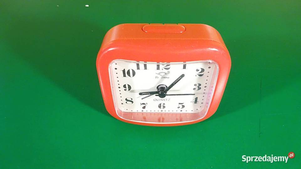 Budzik Bo Sheng mały 80x75x30 na baterię 1xAA Chorzów