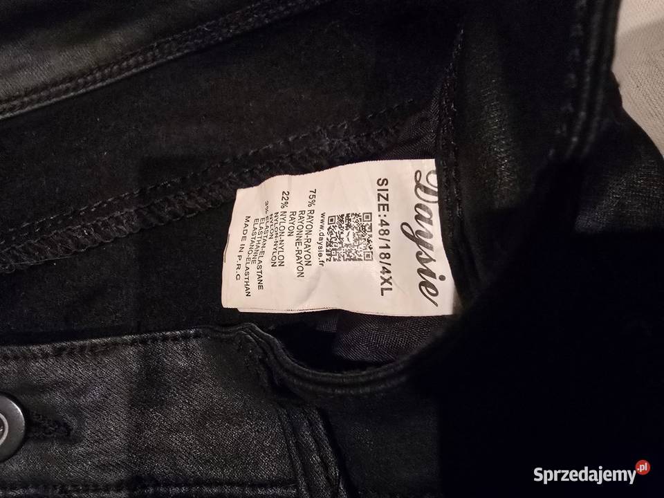 Spodnie Daysie modelujące woskowane dopasowane