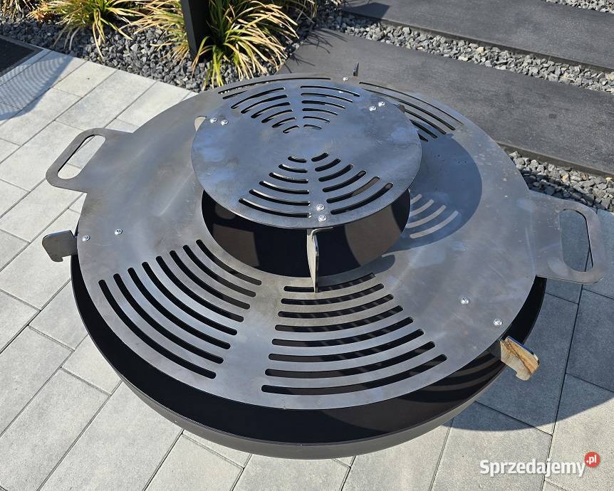 ZESTAW PALENISKO OGRODOWE OKRĄGŁE 80 RUSZT Piaseczno