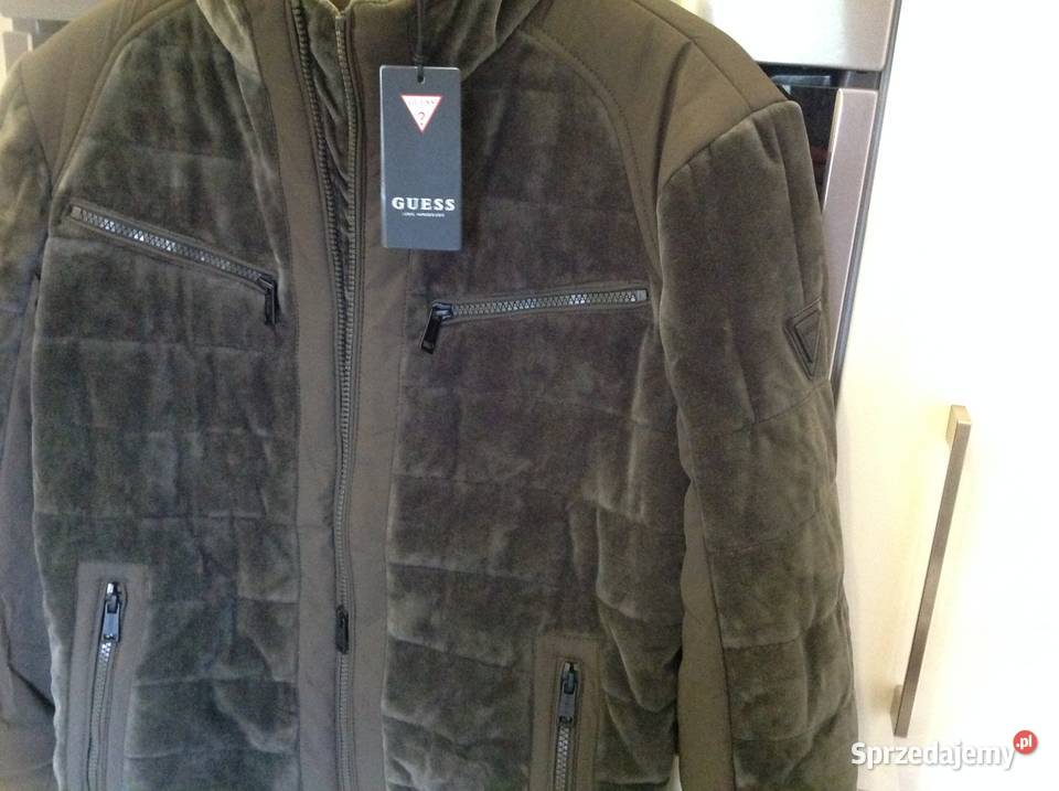 Kurtka Męska GUESS S Khaki NOWA Nowa Sól