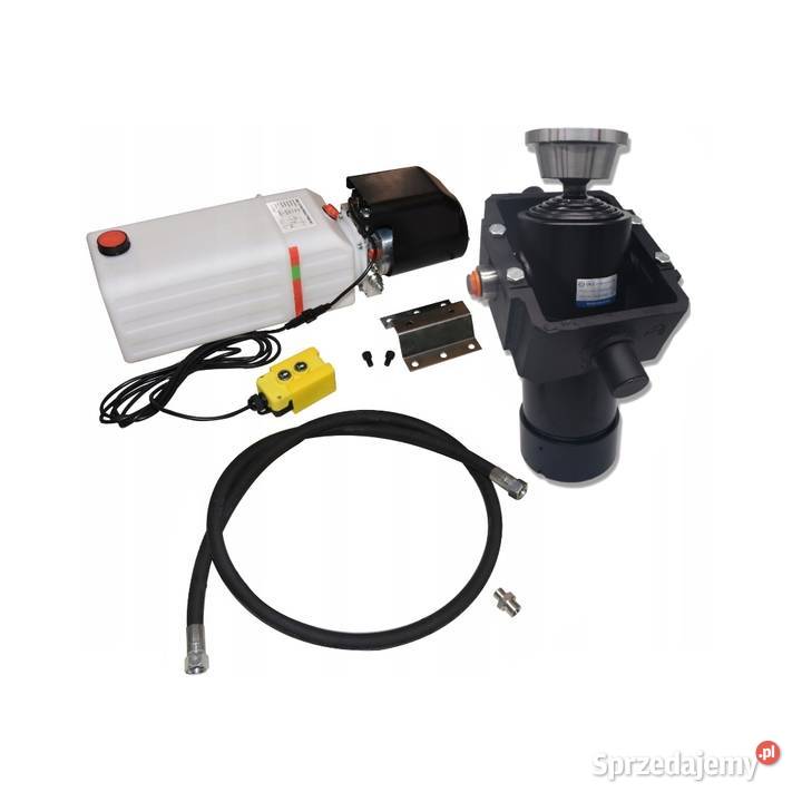 KOMPLET Siłownik skok 1200 kołyska agregat 24V