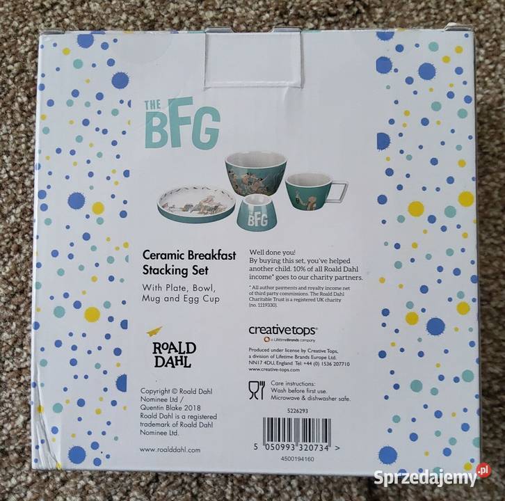 Roald Dahl BFG Zestaw śniadaniowy Szczytno