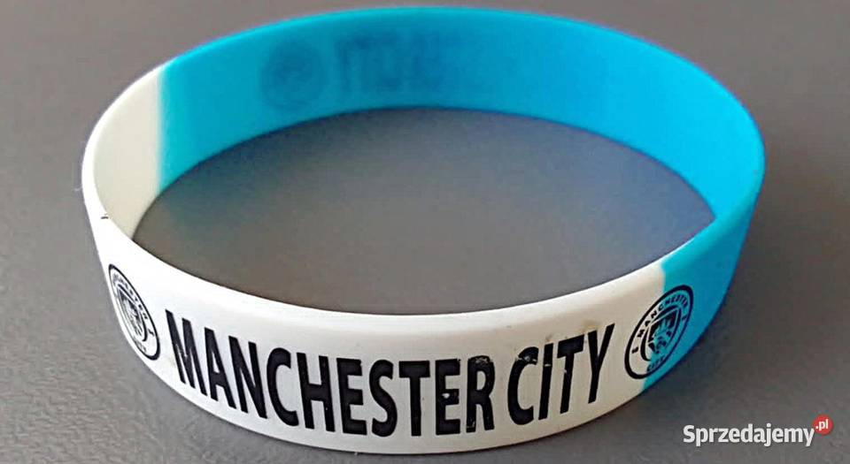MANCHESTER CITY Opaska silikon Gadżet kibica Rewal sprzedam