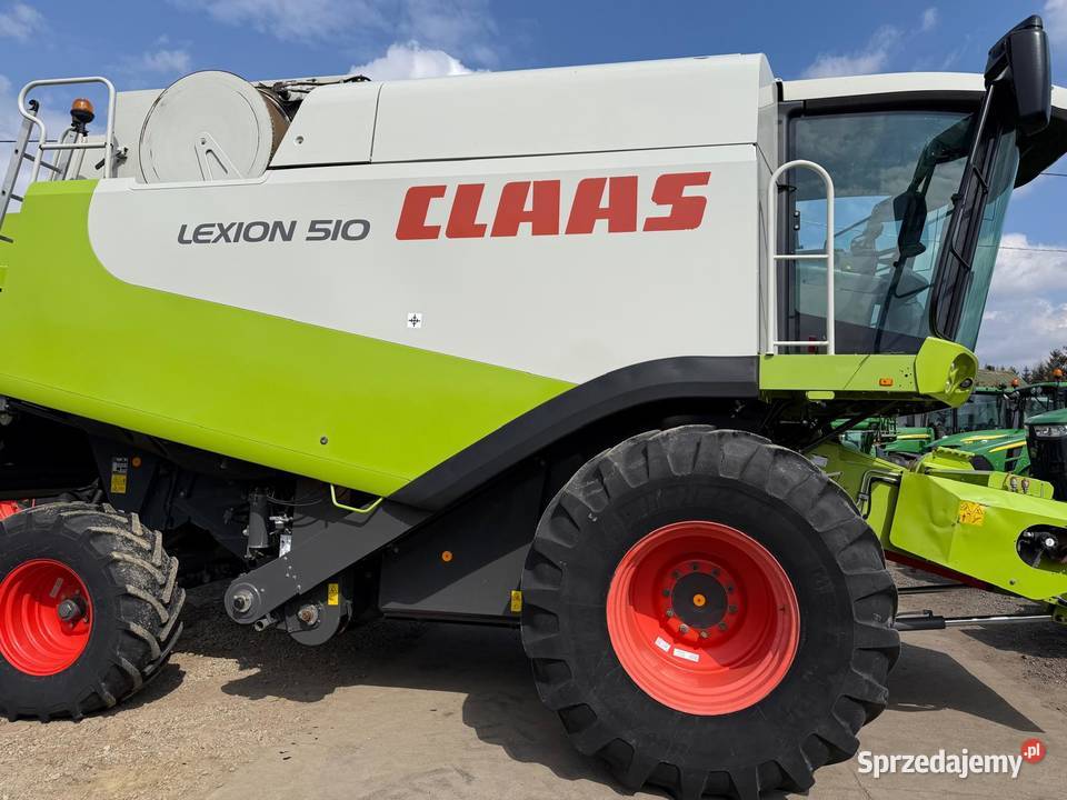 Kombajn zbożowy Claas Lexion 510 dolnośląskie Nowa Ruda