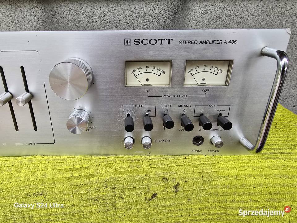 wzmacniacz scott a436 vintage usa 70s śląskie Chełm Śląski