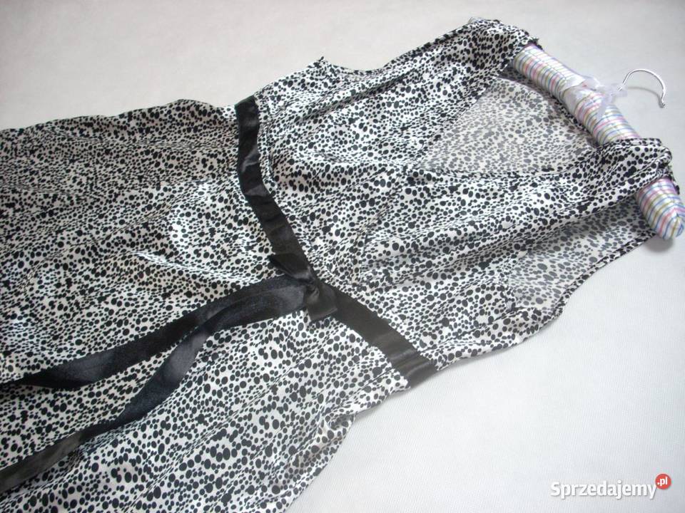 SUKIENKA CzarnoBiała elegancka j NOWA 42 44 Nowy Sącz