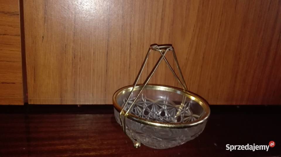 Kryształ cukiernicza z lat PRL mazowieckie Warszawa