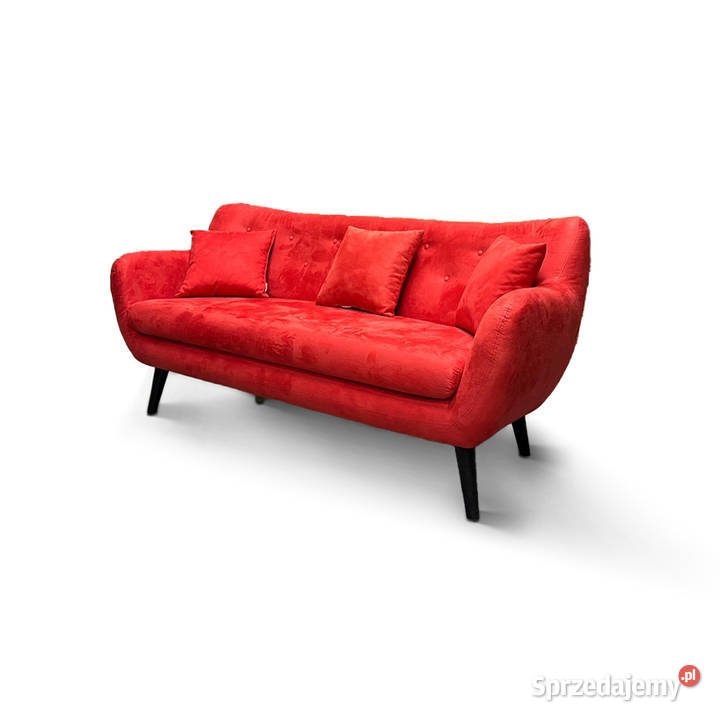 Czerwona sofa premium idealna do biura domu małopolskie Kraków
