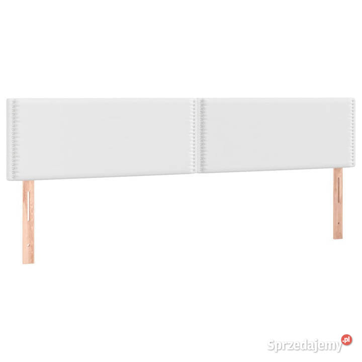 Zagłówek do łóżka z LED biały 160x5x7888 Warszawa