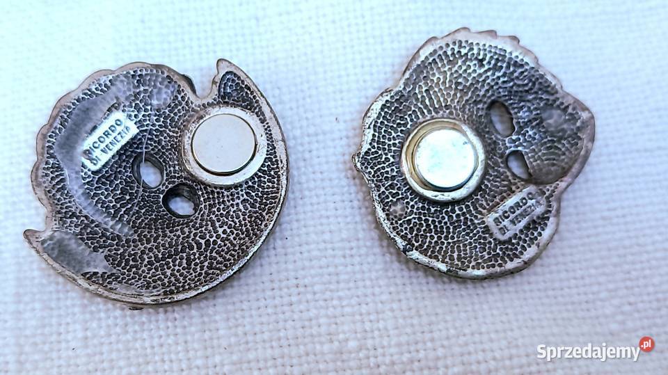 Oryginalne magnesy na lodówkę 4 sztuki souvenir Poznań