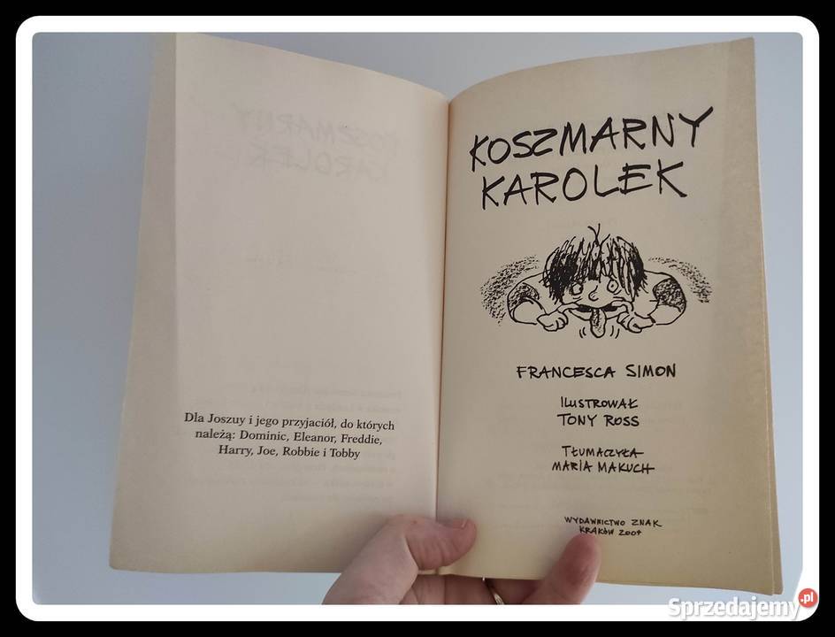 Franceska Simon Koszmarny Karolek 2004 ZNAK miękka mazowieckie