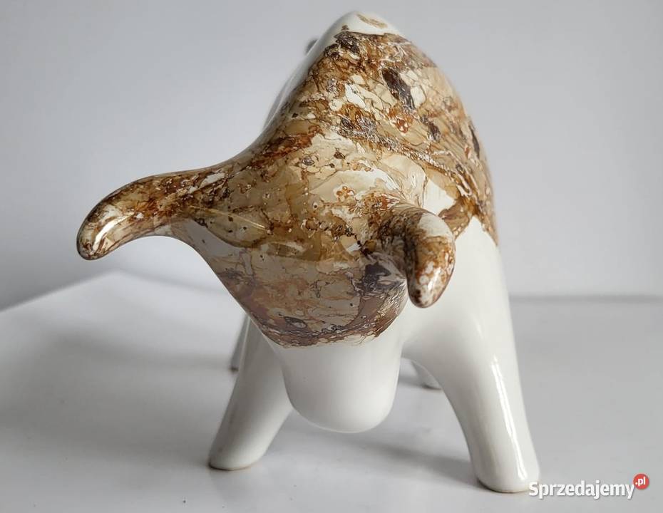 Znak zodiaku BYK Figurka Byczek ceramiczny