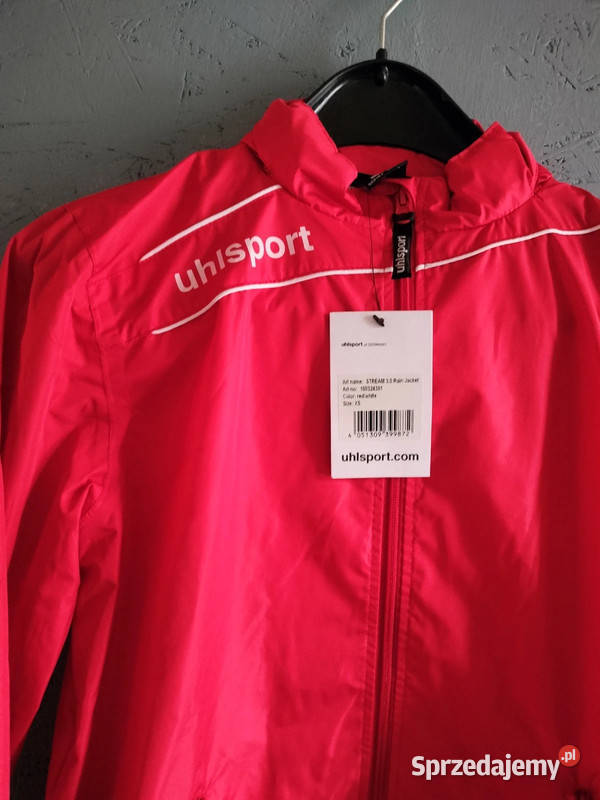 Nowa kurtka na deszcz Uhlsport 152164 XS Rozmiar 152 Strzyżów