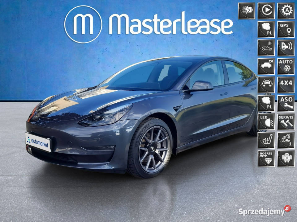 Tesla Model 3 Long Range AWD Z Polskiego Salonu światła do jazdy dziennej Model 3 mazowieckie Warszawa