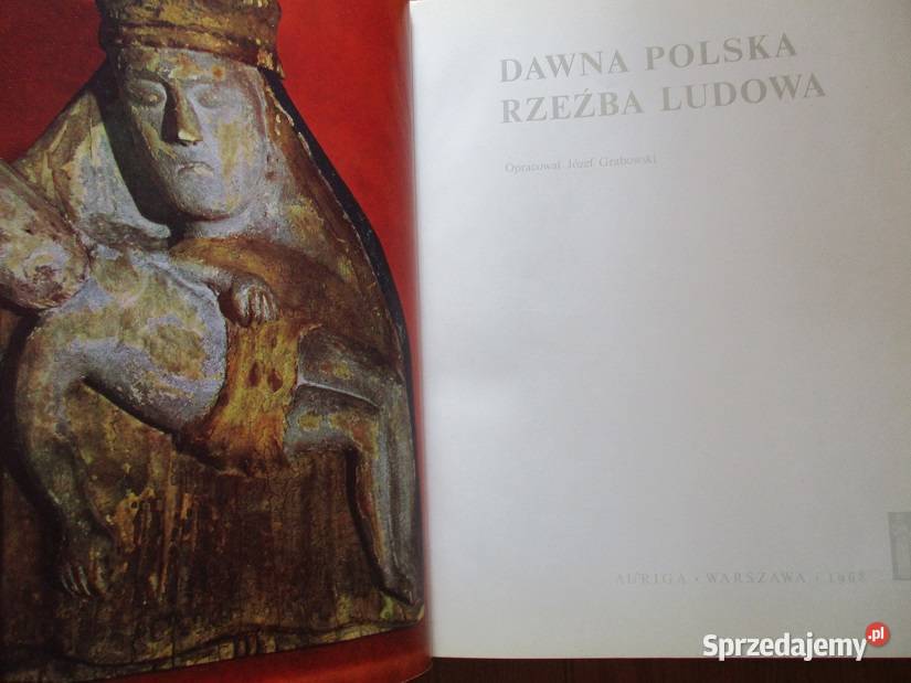 Dawna polska rzeźba ludowa rzeźba sztuka folklor Łódź sprzedam