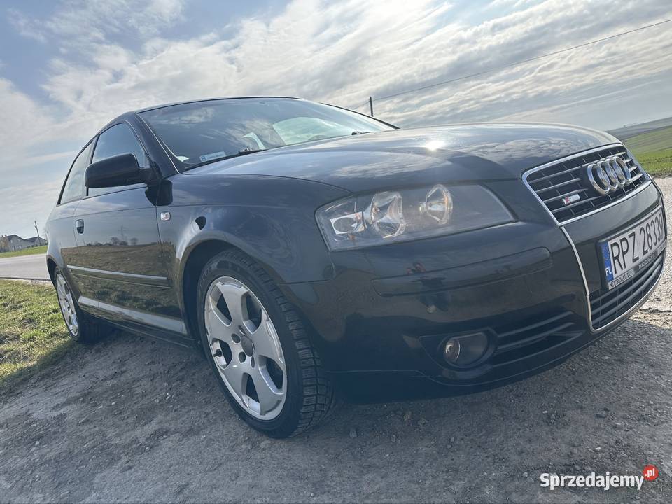 Audi A3 Sline 8P 20 TDi 140 2004 z Niemiec światła przeciwmgielne A3 Przeworsk
