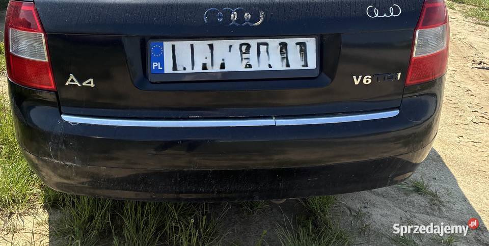 Zderzak Tył Audi A4 B6 Kombi osobowe Wisznice sprzedam