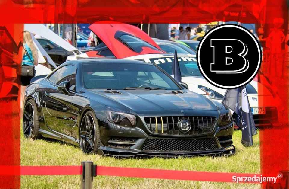 BRABUS Mercedes SL TUNING AMG Europa Coupe kurtyny powietrzne