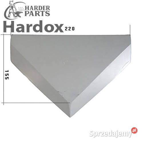 Lemiesz S HARDOX S22A220B155S części do glebogryzarki IMANTS