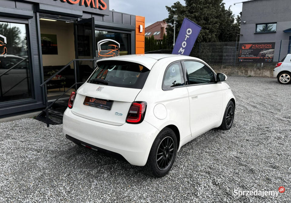 Fiat 500e Polski Salon Gwarancja baterii do 2031 aluminiowe felgi kujawsko-pomorskie Bydgoszcz