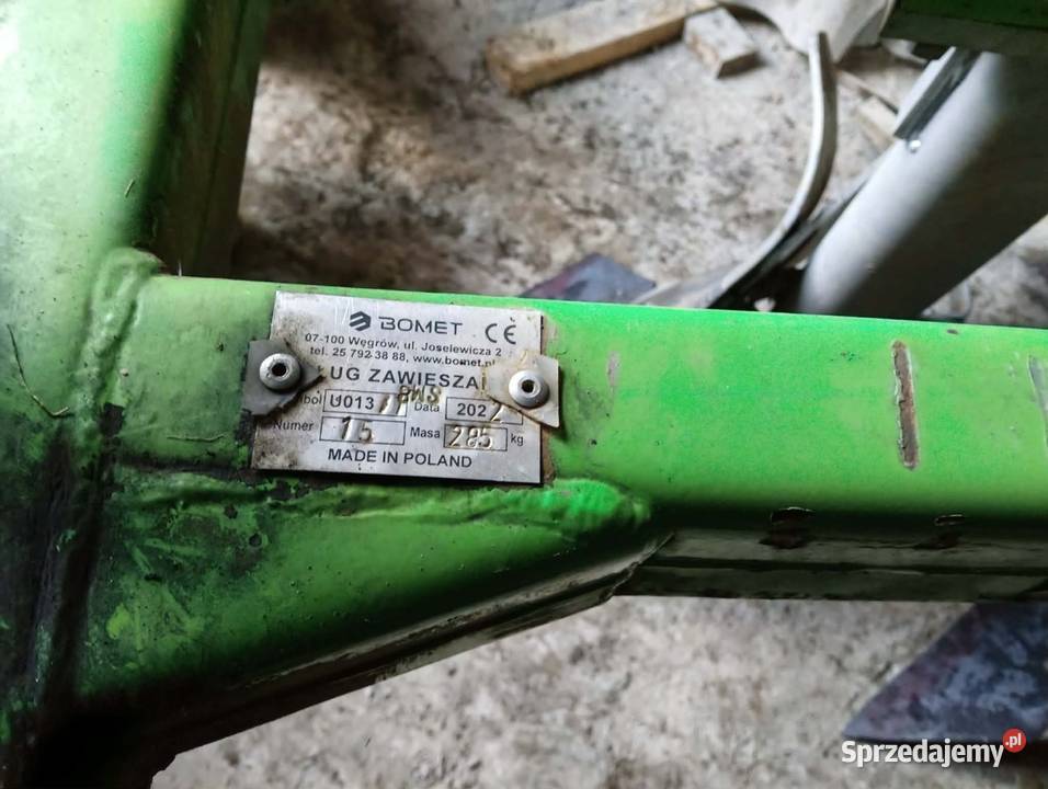 Pług 3 skibowy Bomet Rolnictwo Frampol