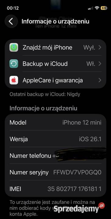 iPhone 12 mini wielkopolskie Czarnków