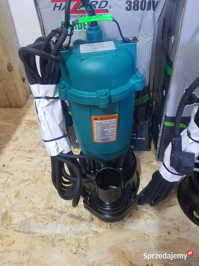 POMPA DO SZAMBA Z ROZDRABNIACZEM 3800 WATT Z wielkopolskie Głogowa