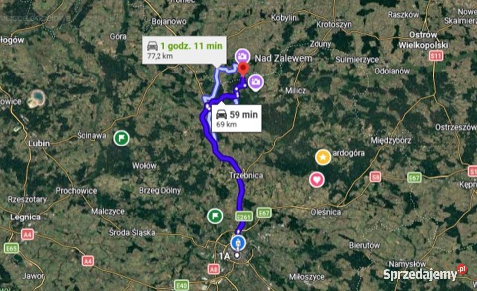 Działka rolna 28700mkw Wilkowo Dolina Baryczy