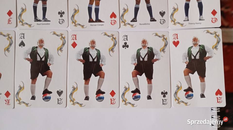 Karty do gry kolekcjonerskie Pepsi