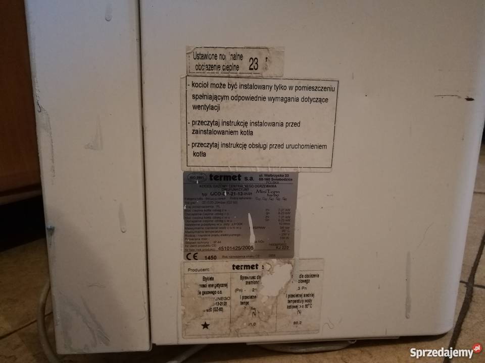 Kocioł Gazowy Termet MiniTerm Turbo gaz Kępno
