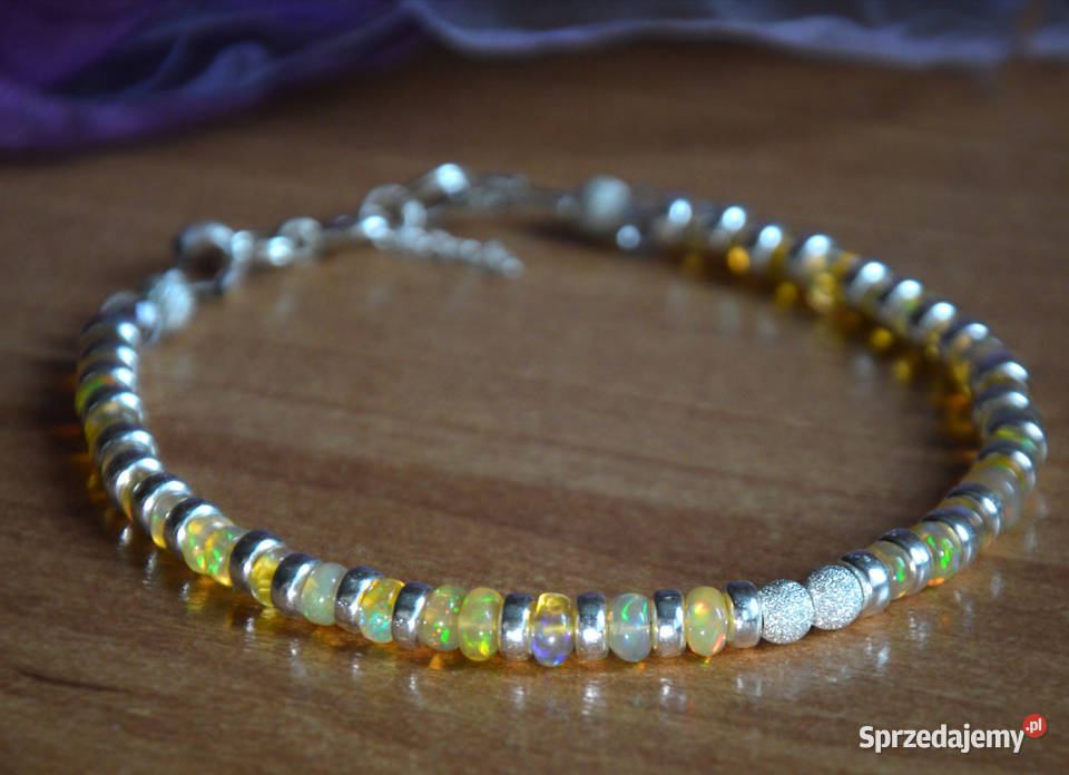 Opal z Etiopii Bransoletka Kolekcja Baśniowa