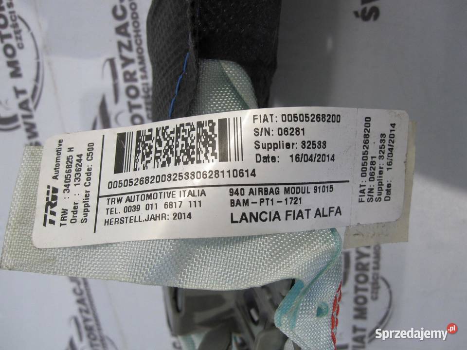 GIULIETTA LIFT 14r kurtyna lewa 00505268200