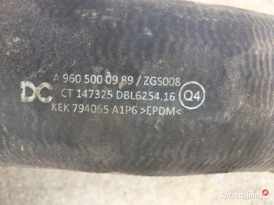 Przewód Wąż Chłodnicy MP4 Actros 9605000989 ciężarowe Maszewo