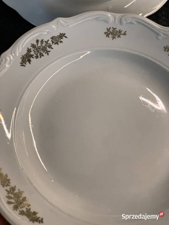 Serwis obiadowy porcelana Wałbrzych PRL Bochnia