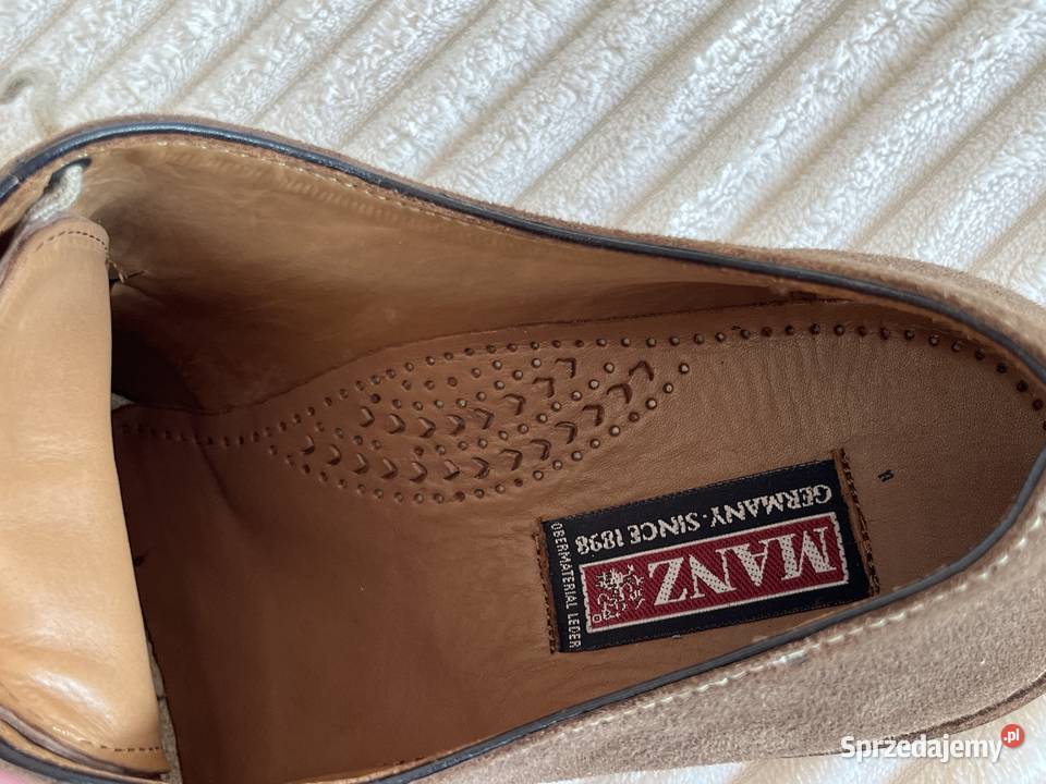 Manz Germany męskie skórzane półbuty 95 Jastrzębie-Zdrój