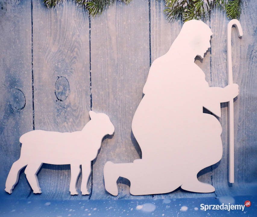 Jasełka żłobek zwierzęta Zestaw dekoracyjny Jasienica Rosielna