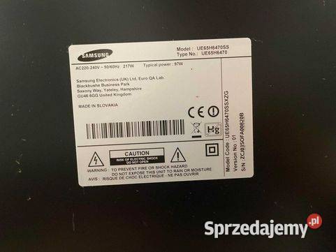 mam na sprzedaż telewizor Samsung 65 używany Telewizory