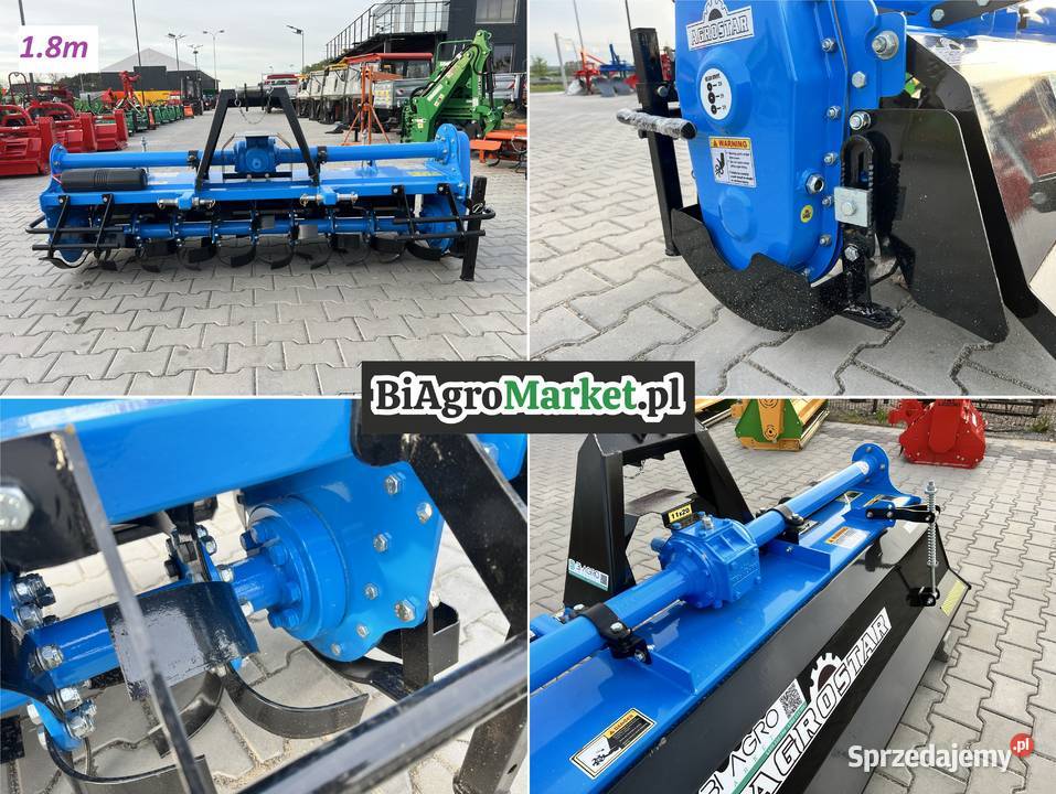 Glebogryzarka AGROSTAR 14 16 18 20m wałek WOM mazowieckie
