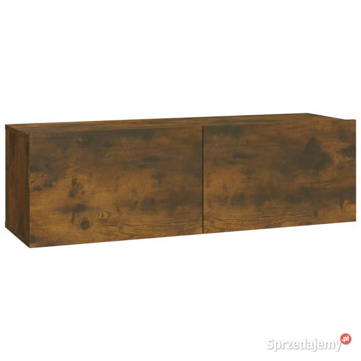 Ścienne szafki TV 2 przydymiony dąb 100x30x30 Warszawa