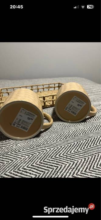 Taca i dwa kubki Synsay Nowe 30zl beżowy Blękwit