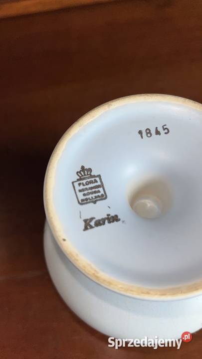 Kieliszek pucharek Flora Keramiek Gouda Holland Porcelana i szkło