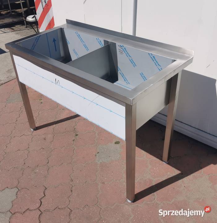 Basen gastronomiczny 2komorowy 120x60x85 gł 30