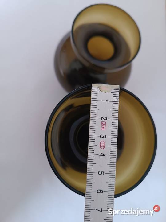 Szklane świeczniki w kolorze oliwkowym Gorlice