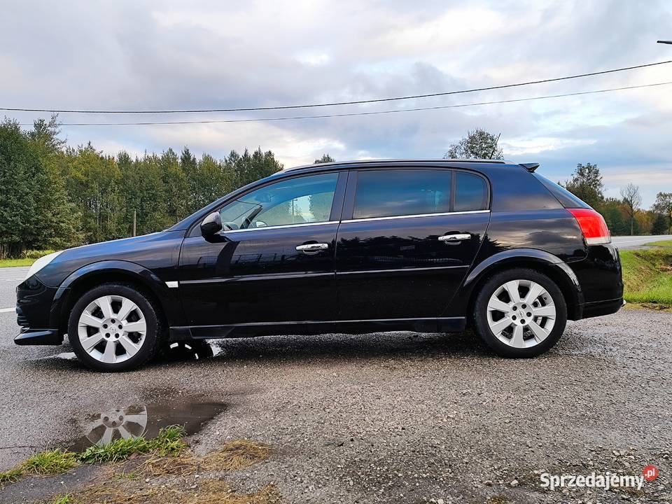 Opel Signum 28 V6 turbo benzyna 230 z Niemiec czarny Królewiec