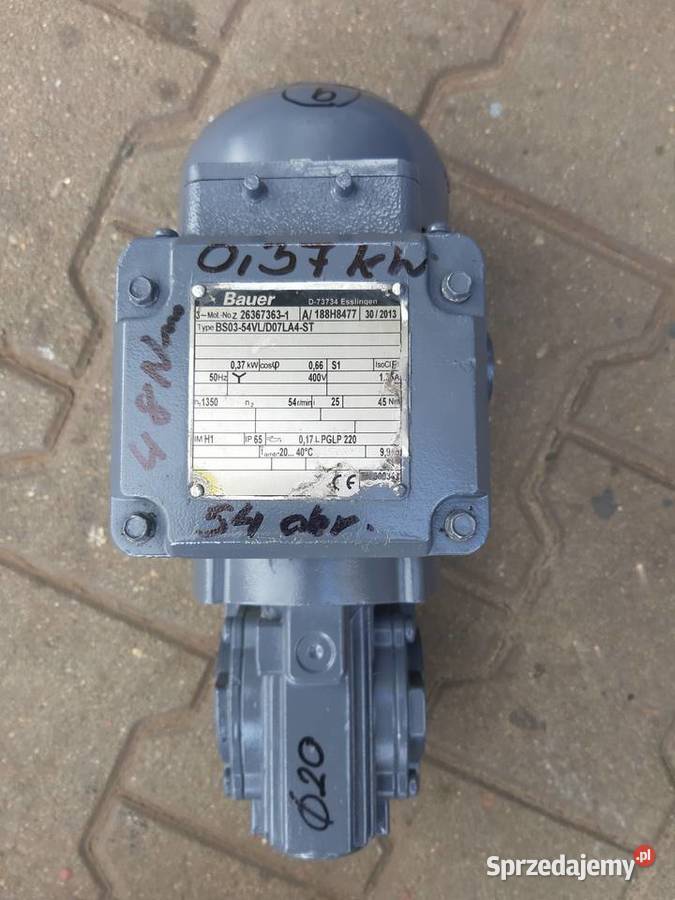 Motoreduktor 037 6 54 obr Leszno