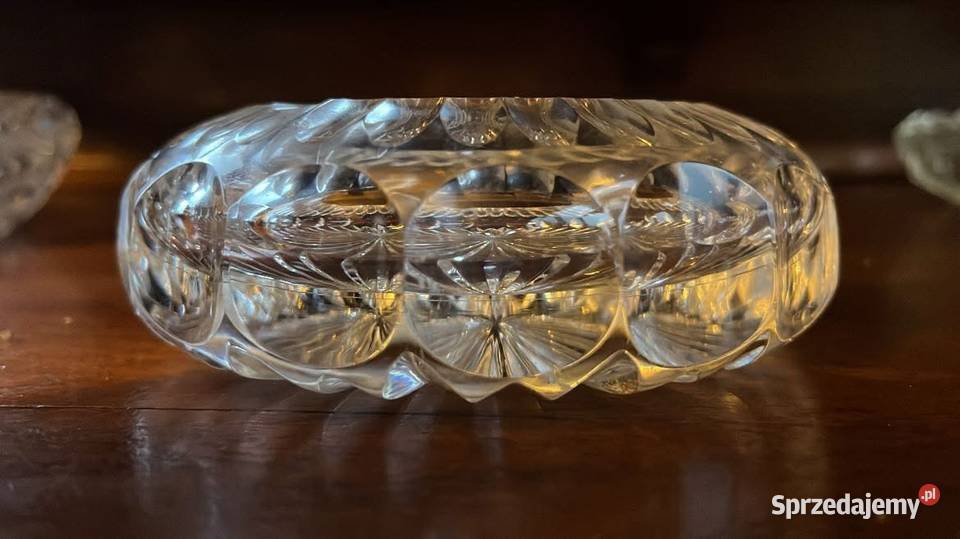 Kryształowa popielniczka Piękna Z czasów PRLu pomorskie Gdańsk
