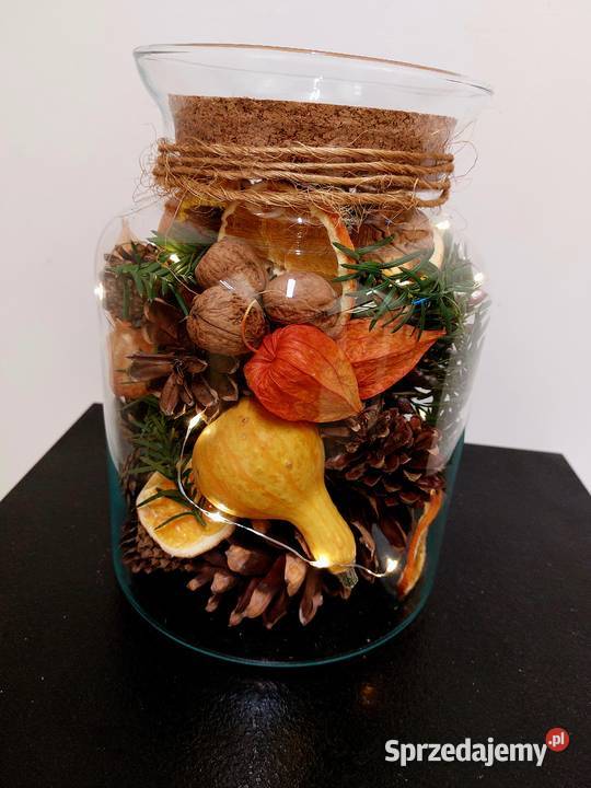 Dekoracja świąteczna w słoju wielokolorowy Chorzów